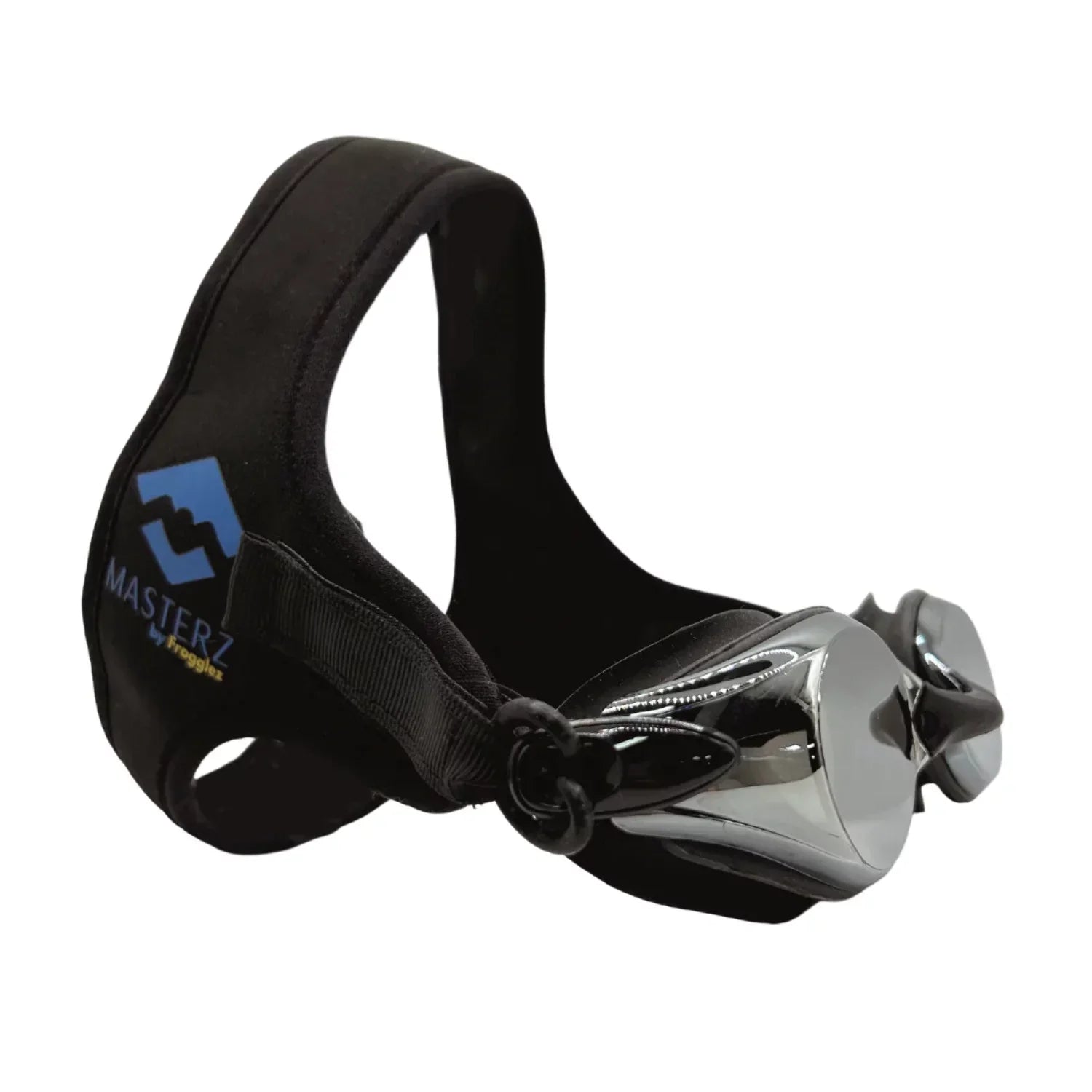 Frogglez Masterz Sizewim Goggles for Adults & Teens - Black