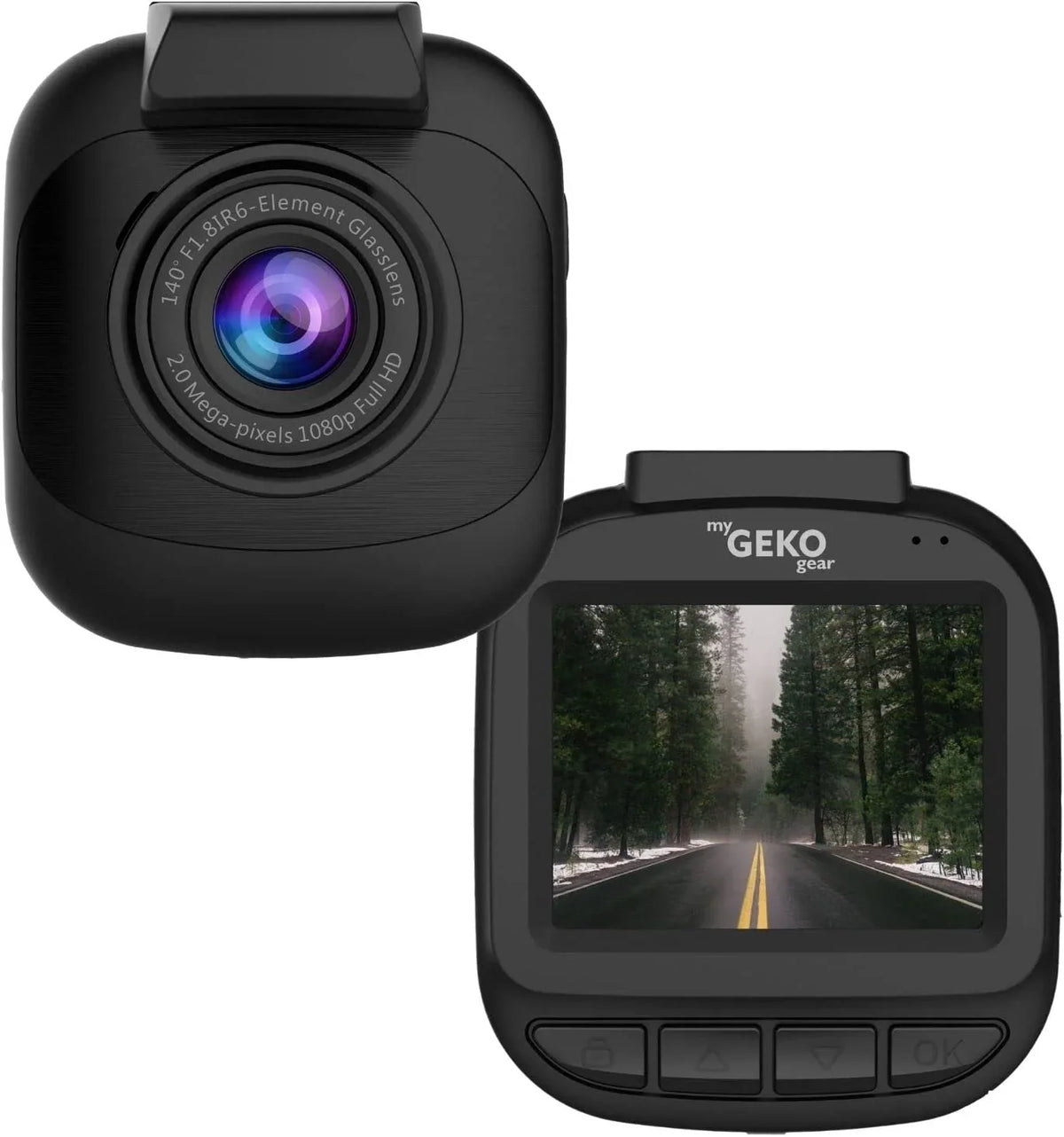 GO51016G - Orbit 510 Full HD 1080P Dash Cam, Wide Angle View, Night Vision/Sizeony Sizetarvis, GPSize Logging,