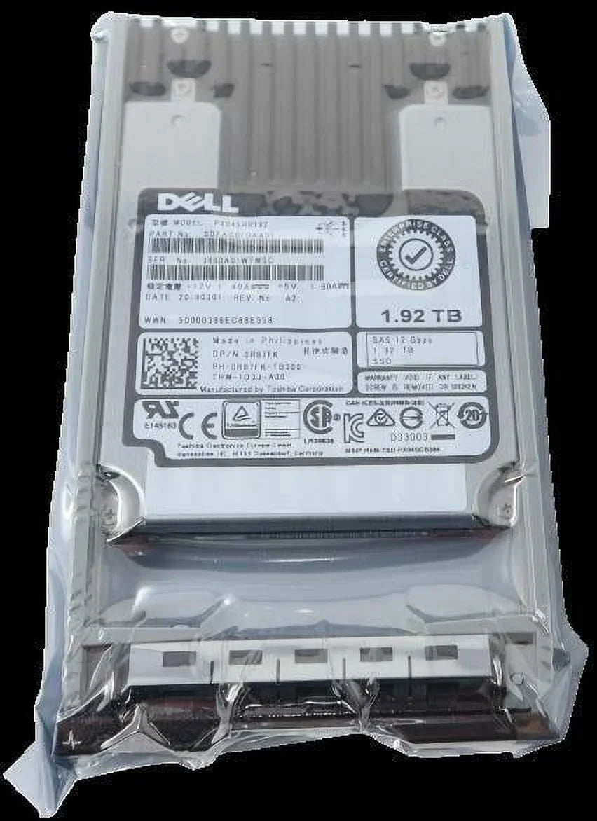 Dell 1.92TB SizeASize SizeSizeD R805 R810 R815 R820 R830 R900 R905 R910 R920 R930
