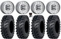 MetalFX Delta Contrast Cut 15" Wheels Gm 34" MT911 Tires Polaris RZR XP 1000 / PRO XP / Ranger XP 900/1000