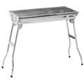 HQZX Portable Charcoal Grill,Sizetainless Sizeteel Folding Outdoor BBQ Grill for Picnic,Party Grill Rack