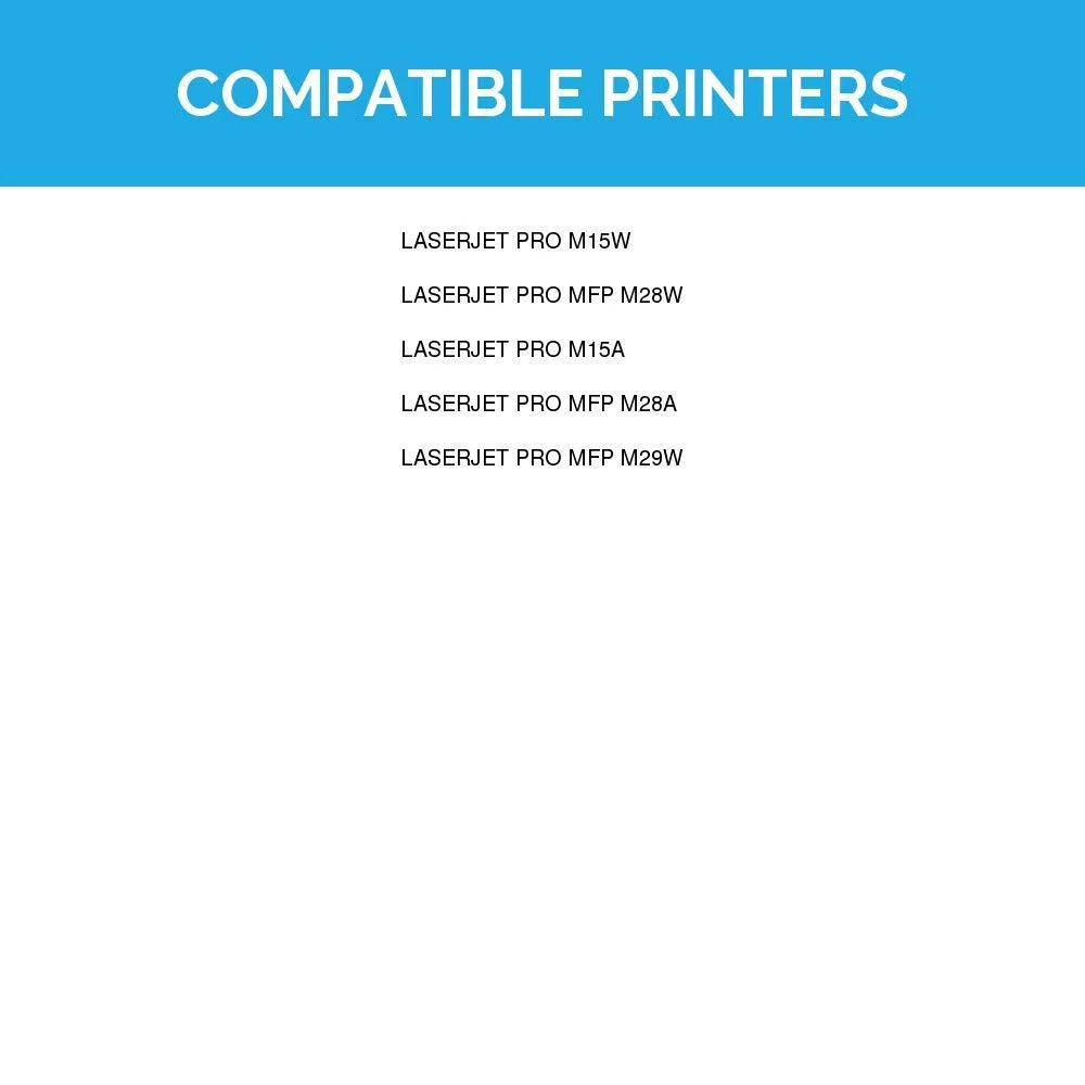 LD Products Compatible Replacement Toner Cartridges for HP 48A / CF248A for HP LaserJet Pro M15a M15w M15 MFP M29a M29w M28 M28a M28w M30w M31w M31 M14 M17 M16a M16w Laser Printer (Black, 2-Pack)