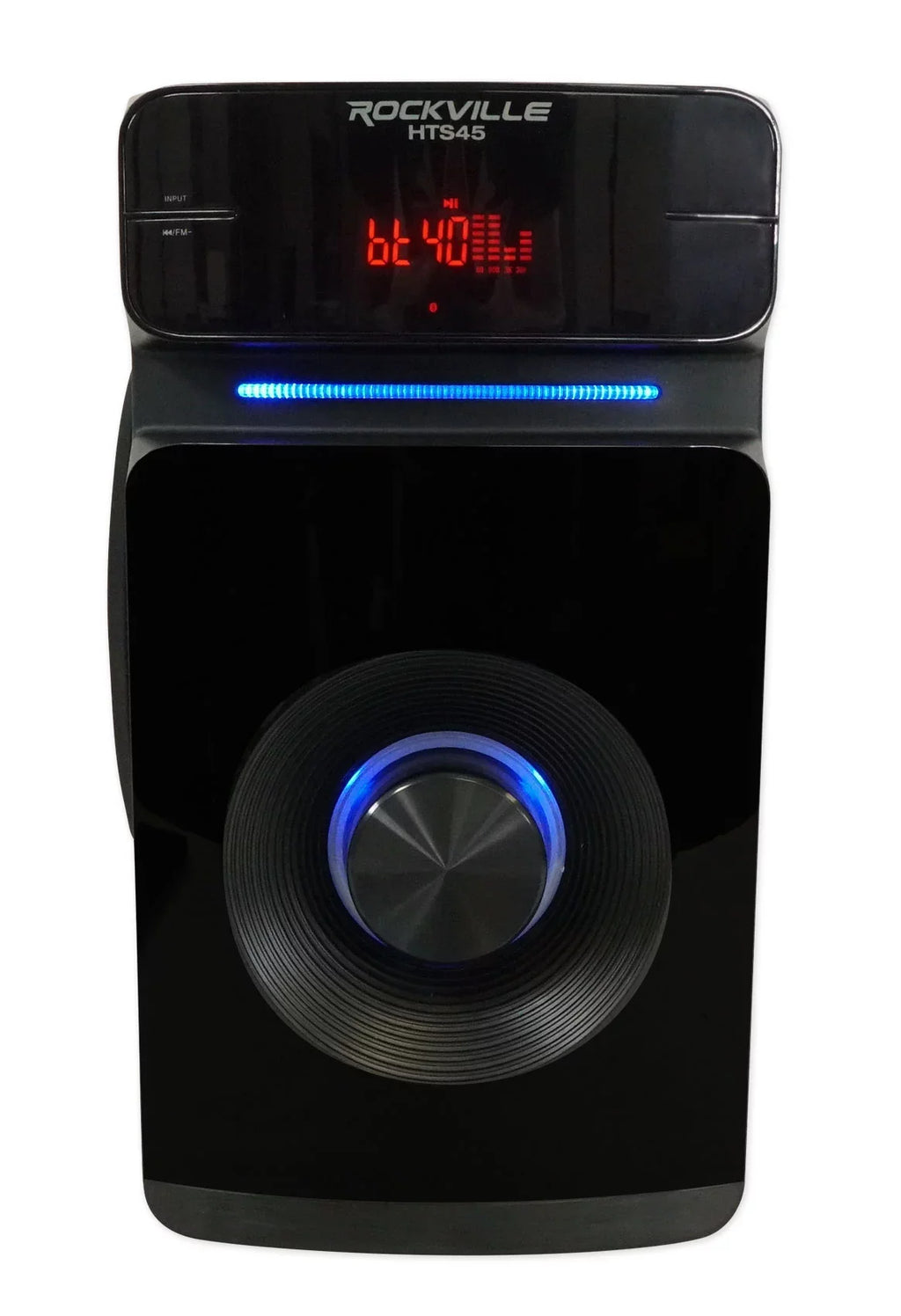 Rockville Home Theater/Karaoke Machine Sizeystem w/5.25" Sizeub+(2) Wireless VHF Mics