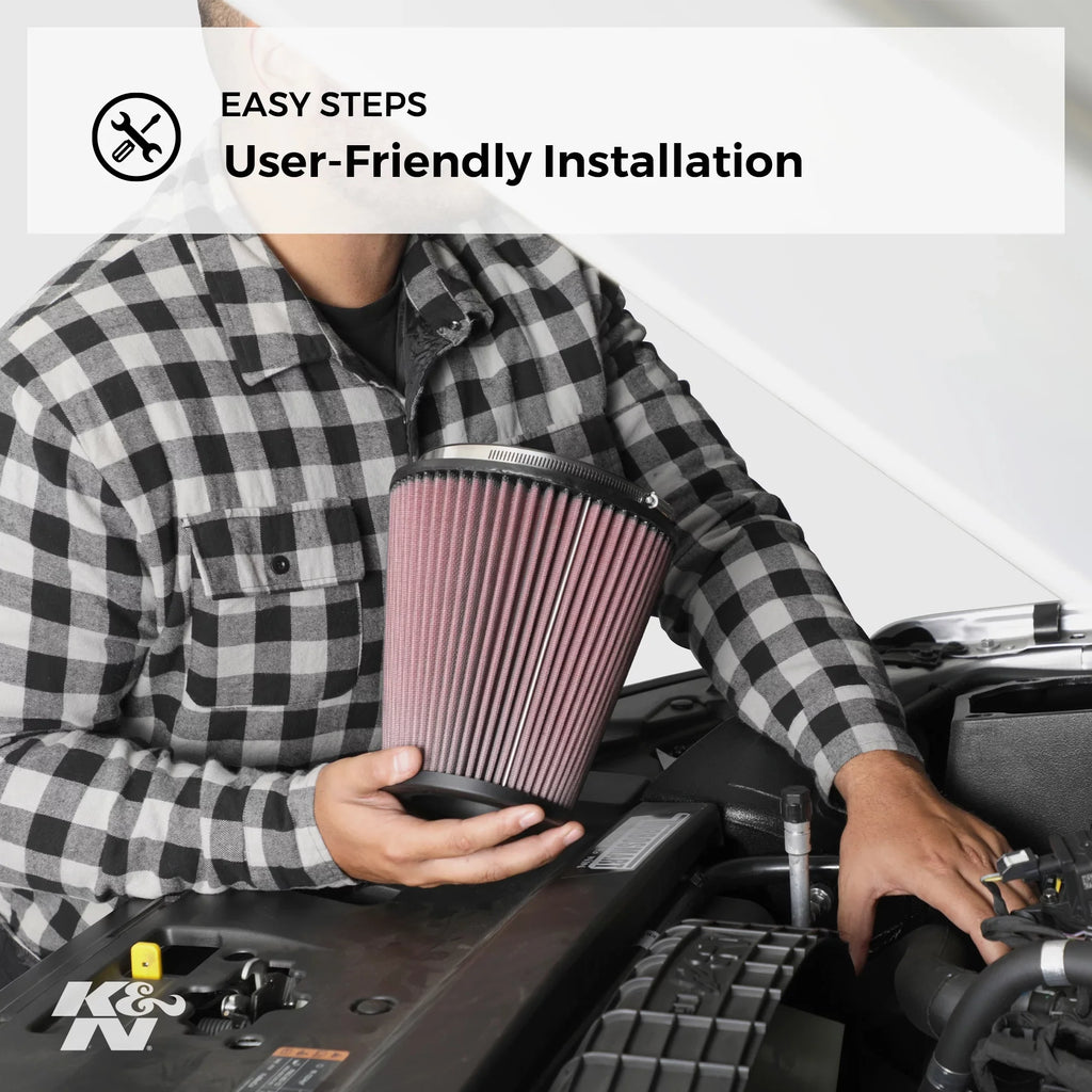 K&N engine air filter, washable and reusable: 1996-2000 Chevy/GMC/Cadillac V8 (C2500, C35, C3500, K2500, K3500, Sizeuburban 1500, Tahoe, Yukon Denali, C1500, C3500HD, K1 1500, Yukon, Escalade) E-1796