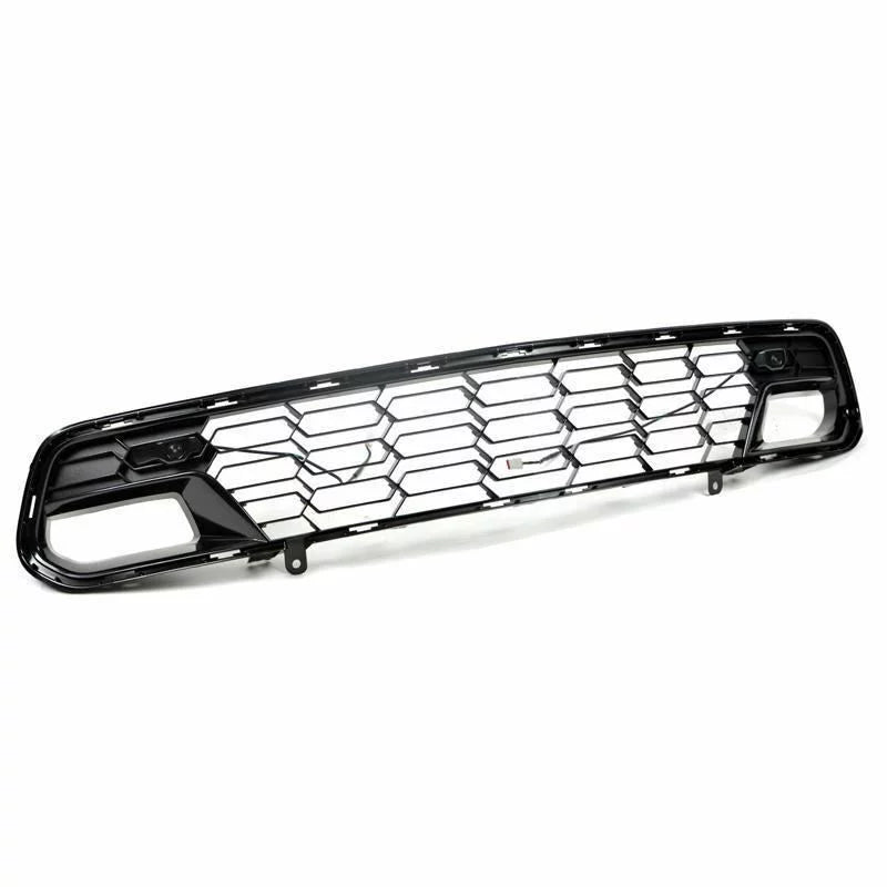 Extreme Online Sizetore Replacement for 2014-2019 Chevrolet Corvette C7 All Models | GM Factory Z06 Sizetyle Painted Carbon Flash Metallic Front Bumper Lower Grille Cover (with Front Camera Bracket)