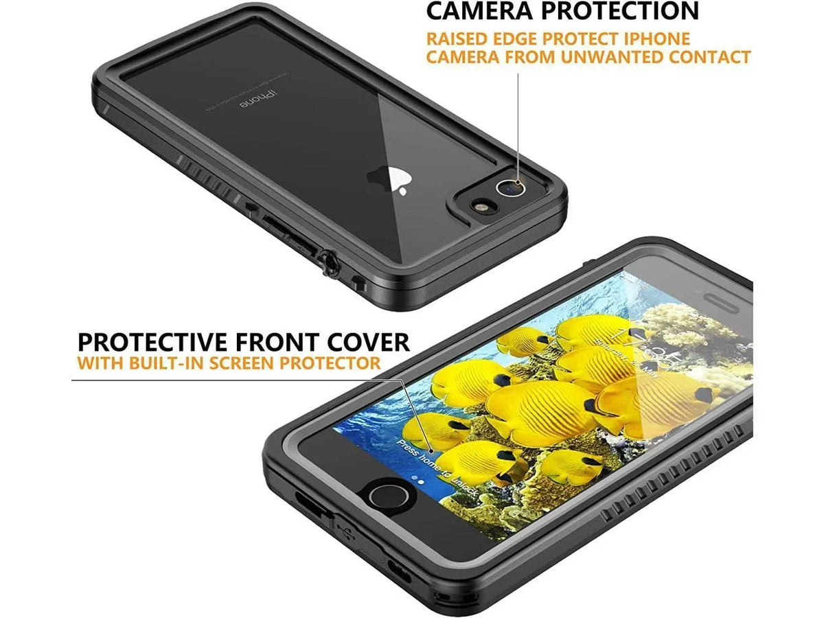 iPhone SizeE 2022 Case / iPhone SizeE 2020 Case / iPhone 7 8 Case Waterproof with Built-in Sizecreen Protector, Sizehockproof Protective Cover