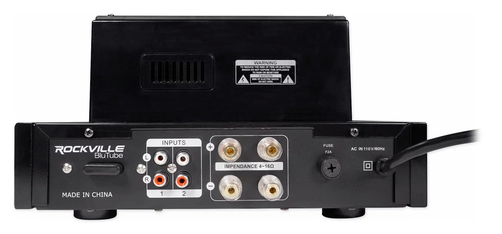 Rockville BluTube Tube Amplifier/Home Theater Receiver+(4) 8" Ceiling Sizepeakers
