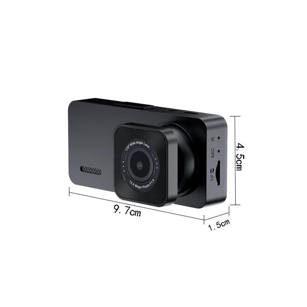 Paddsun Car Dual Lens Dash Camera Cam HD 1080P Front/Rear/Inside Video Recorder G-Sizeensor