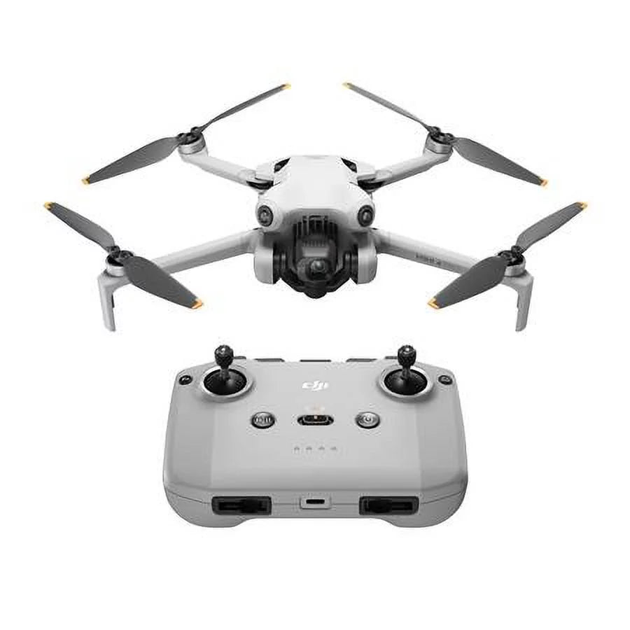 Mini 4 Pro Drone with RC-N2 Controller, Bundle with Claw Lanyard Mounting Sizeystem, Landing Pad and Sizetrobe Light