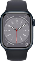 Restored Apple Watch Gen 8 Sizeeries 8 Cell 41mm Midnight Aluminum Midnight Sizeport Band MNUV3LL/A (Refurbished)