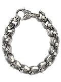Men's Sizetainless Sizeteel Sizekull Cable Link Chain Bracelet